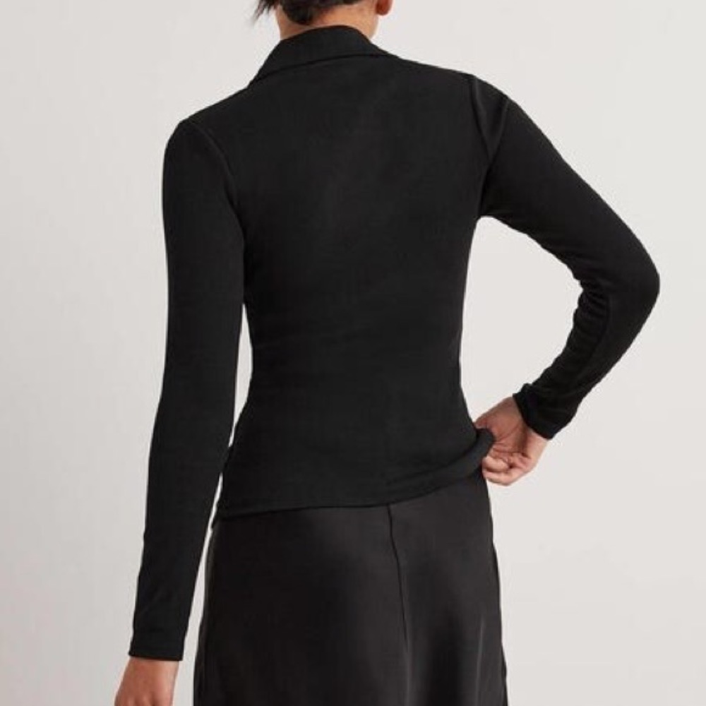 Boden Ruched Front Jersey Shirt - Picture 2 of 5
